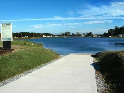 Boat Ramp at Lake Shore